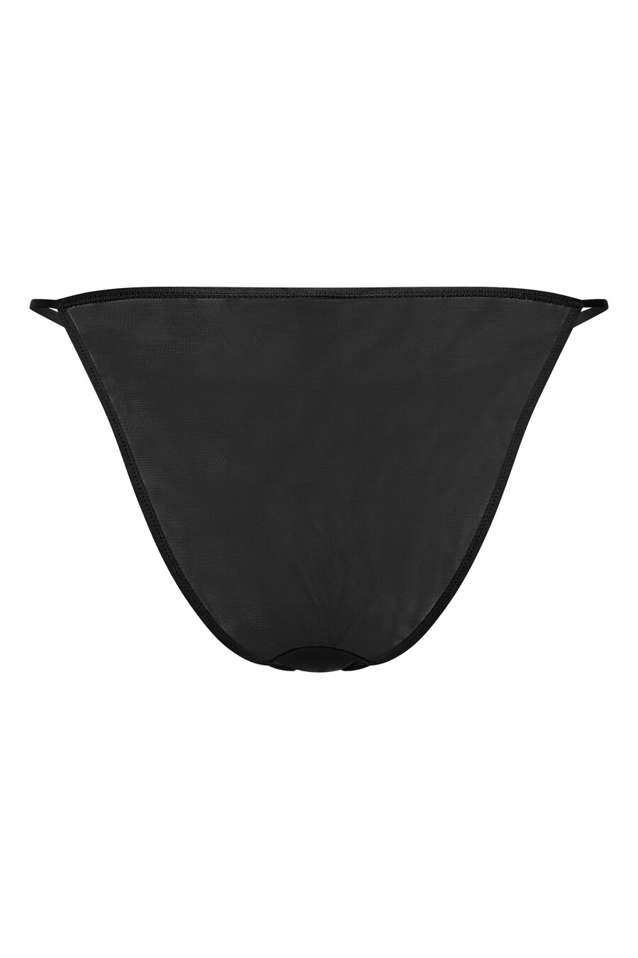 Μπικίνι με απαλό mesh string σε μαύρο χρώμα
